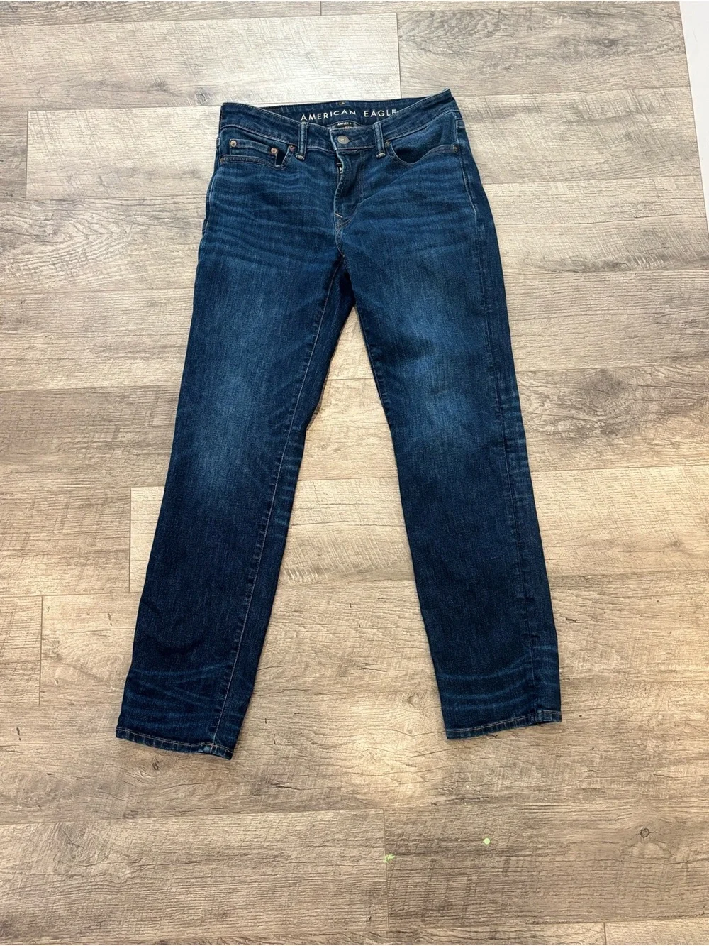 American Eagle Outfitters men’s Dark Blue straight Jeans air flex